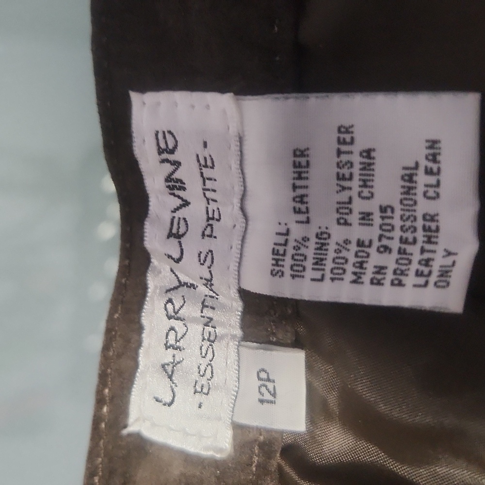 Suede leather trousers - Picture 4 of 6